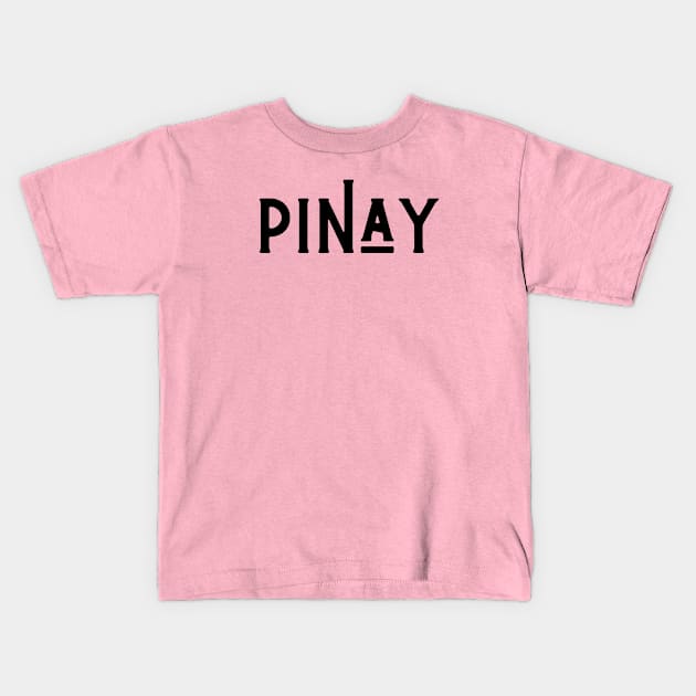 Filipina Pinay Kids T-Shirt by CatheBelan